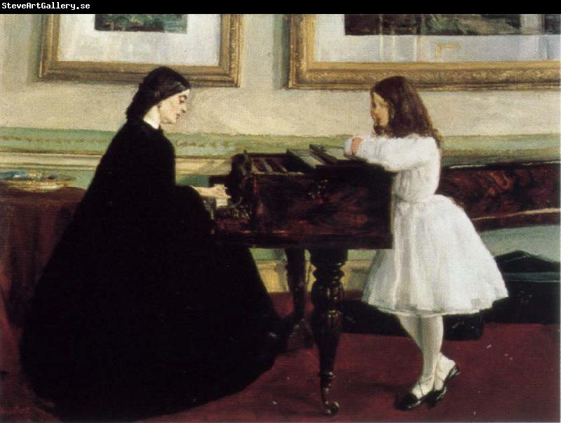 James Mcneill Whistler At the Piano